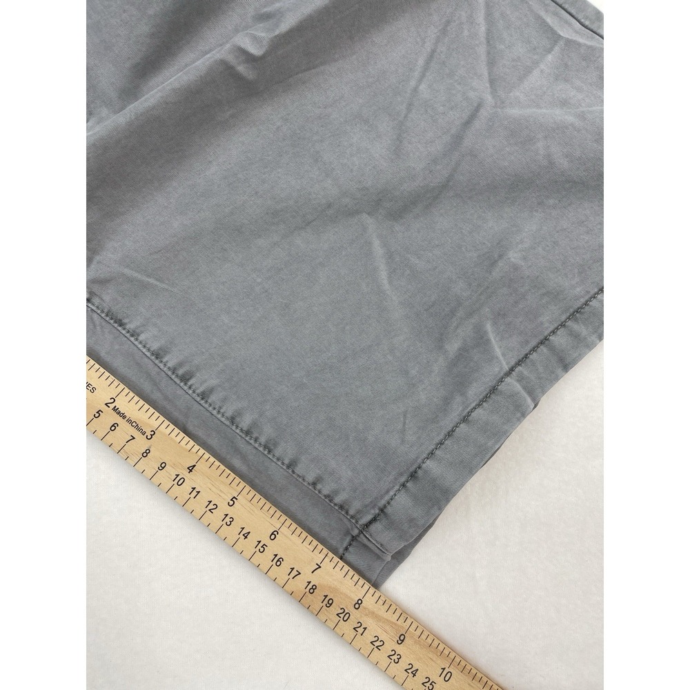 Orvis Men's Shorts Grey Chino Elastic Waist Drawstring XL Hiking Outdoor Pockets - Picture 6 of 9